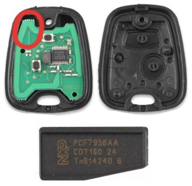 Peugeot 206 SW - Car key chip