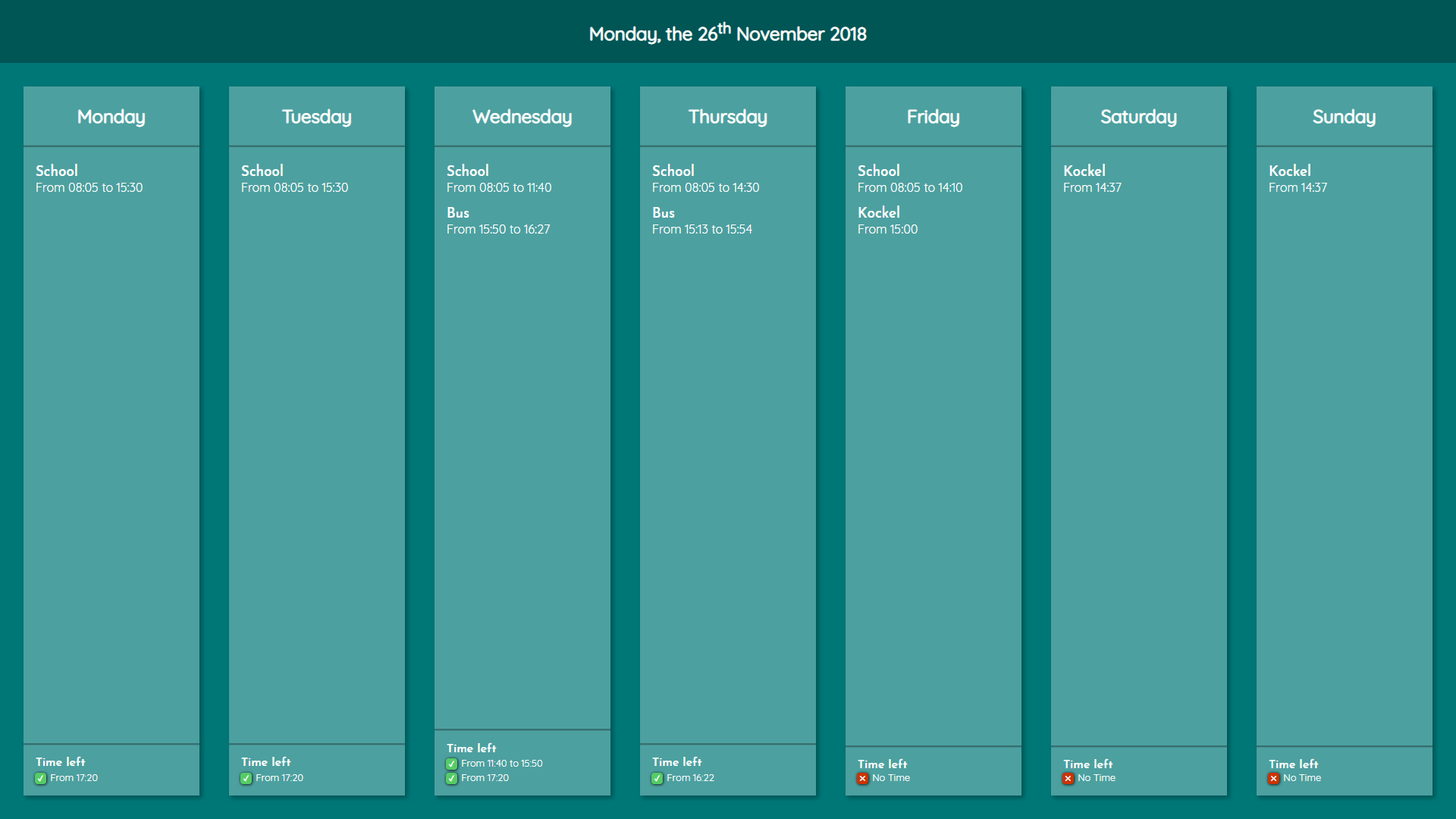Calendar Thumbnail