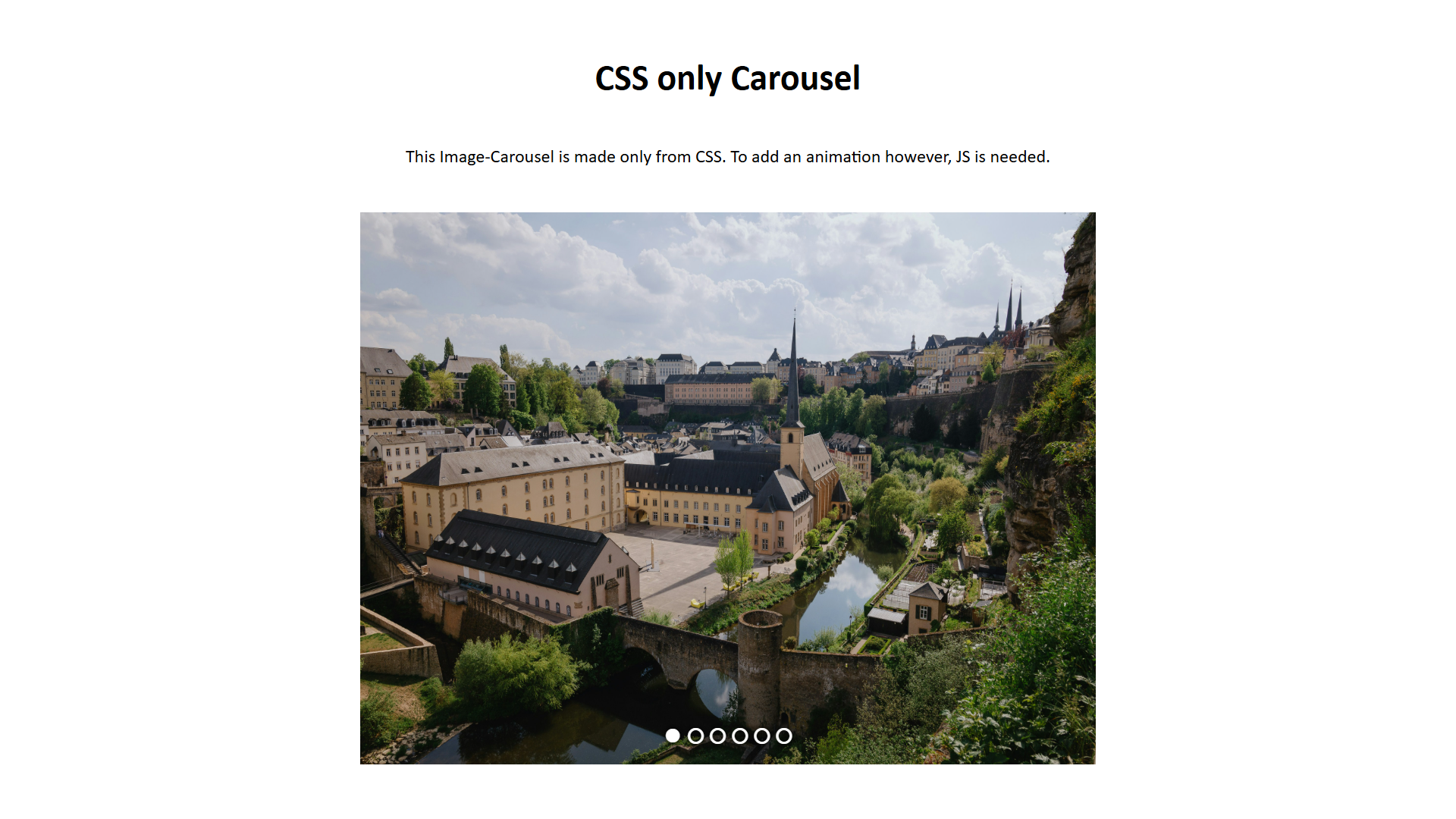 Css Only Carousel Thumbnail