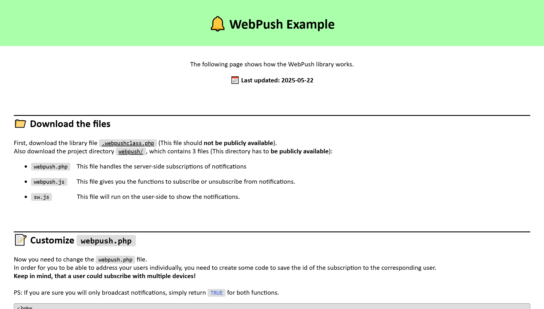 Webpush Thumbnail